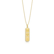 Yellow Gold Plated Elements Necklace SS25N003G
