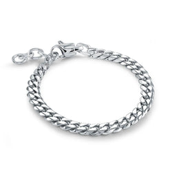 Italgem Junior Stainless Steel Polished 6MM Curb 6+1