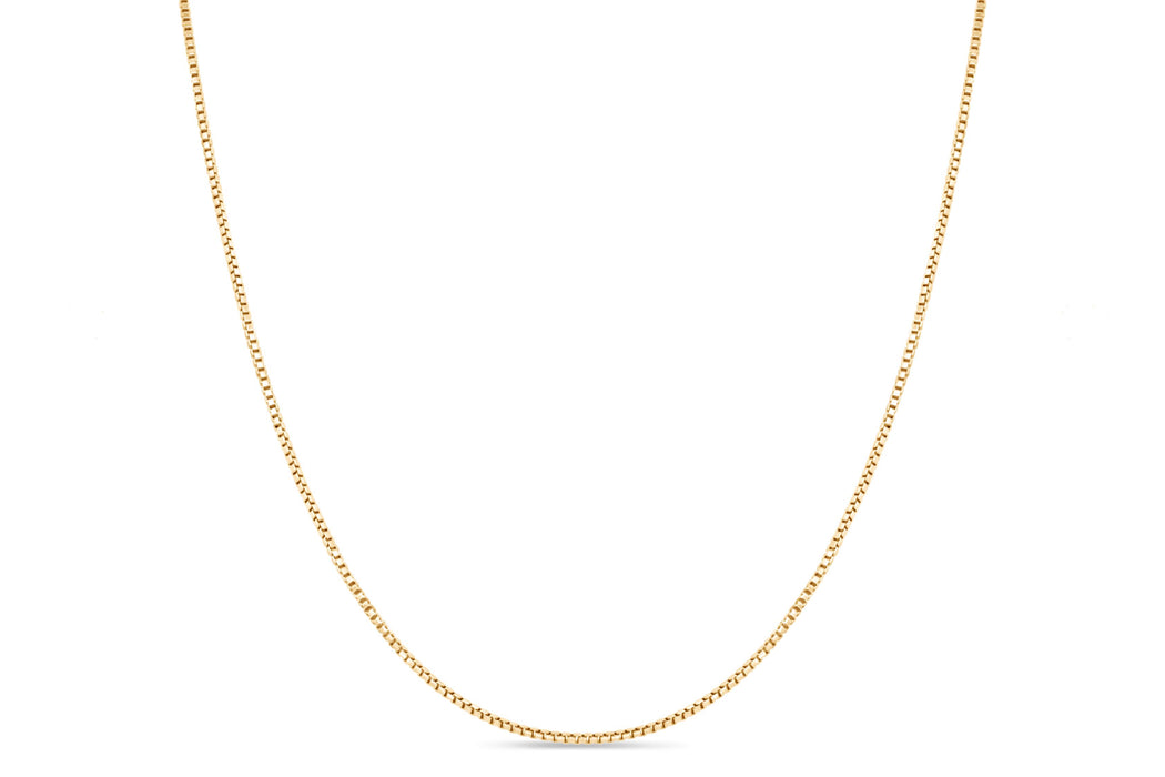 0.9mm Sterling Silver Box Chain