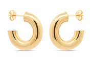10KT Yellow Gold Tube Earring