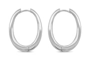 Casablanca 6MM Sterling Silver Hoop Earrings