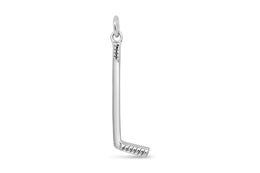 Casablanca Sterling Silver Hockey Stick Pendant