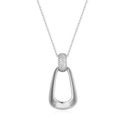 Elle Sterling Silver Citadel Necklace