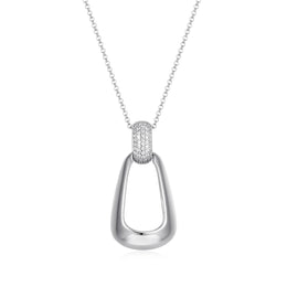 Elle Sterling Silver Citadel Necklace