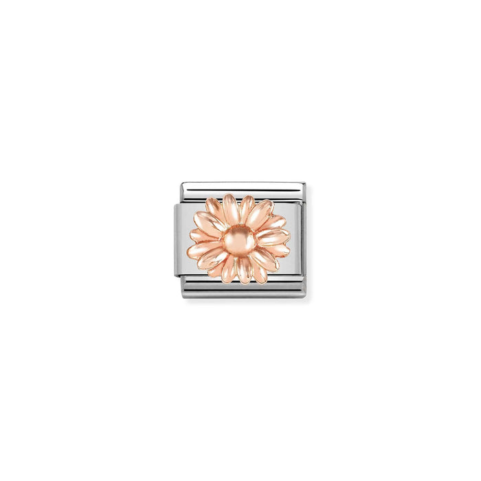 Nomination Italy Classic Link Rose Gold Plated Daisy Charm