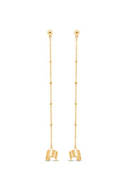 10KT Yellow Gold Beaded Stud Earrings