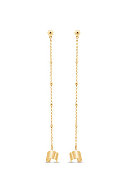 10KT Yellow Gold Beaded Stud Earrings