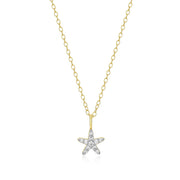 Monte Luna Gold Plated Star Fish Necklace
