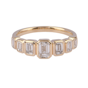 .75CTW Lab Grown Diamond Round Bezel Set Ring