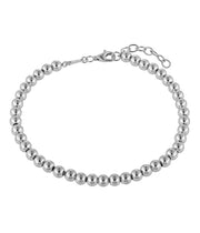Casablanca Sterling Silver Beaded Bracelet 4mm