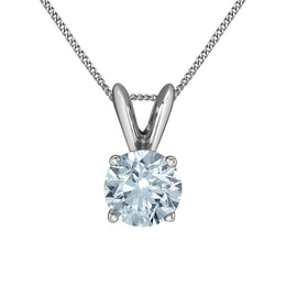 1.50CT Lab Grown Diamond Solitaire Necklace (Available in 10KT White Gold or Yellow Gold)
