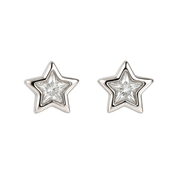 Casablanca Sterling Silver Star Stud Earrings