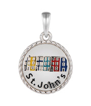 Casablanca Newfoundland Jellybean Row Sterling Silver Pendant