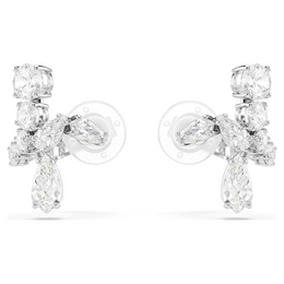 Swarovski Matrix Crystal Stud Clip On Earrings