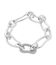 Casablanca Sterling Silver Large Link Bracelet 18cm