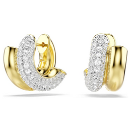 Swarovski Dextera Industrial Tubular Hoop Earrings