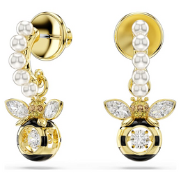 Swarovski Idyllia Bee Drop Hoop Earrings