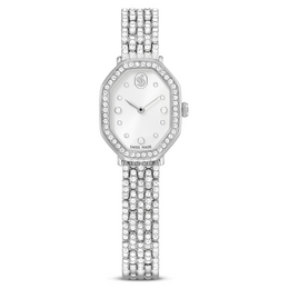 Swarovski Swiss Made, Silver Tone, Stainless Steel Dextera Octagon Watch