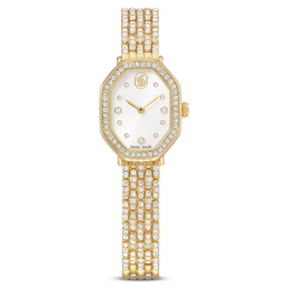 Swarovski Swiss Made, Gold Tone, Dextera Octagon Watch