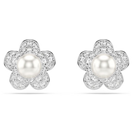 Swarovski x Ariana Grande Flower Pearl Stud Earrings