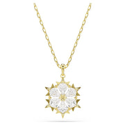 Swarovski Magic Yellow Gold Tone Snowflake Pendant Necklace