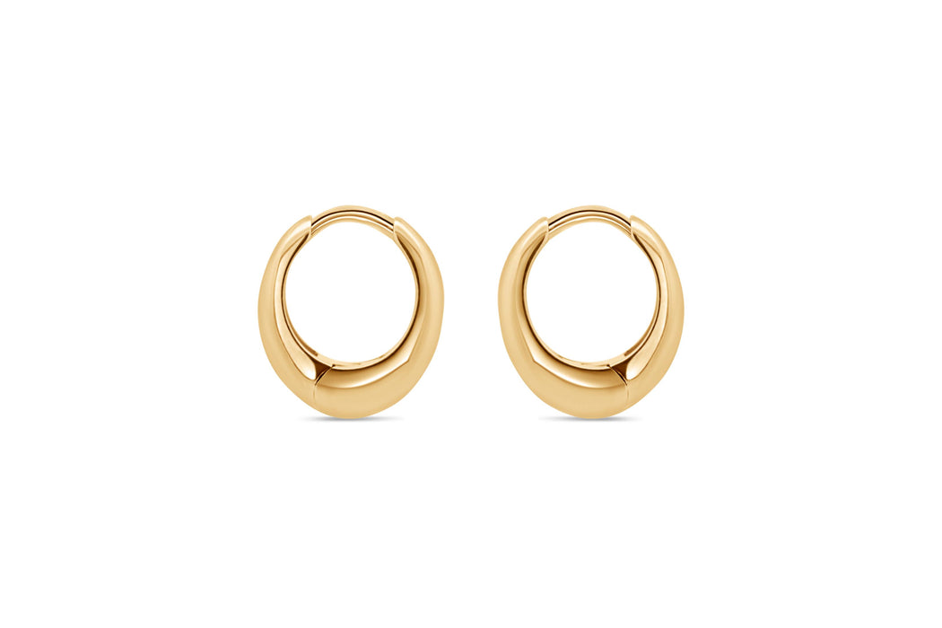 Yellow Gold Hoop Earrings