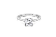 14kt White Gold 1.50ct Round Solitaire Lab Grown Diamond Engagement Ring