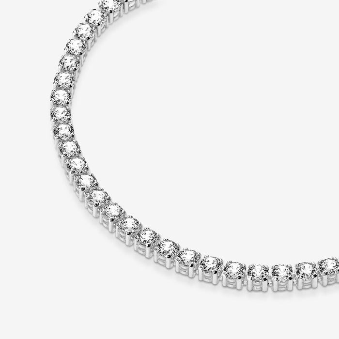 Pandora Sterling Silver Sparkling Tennis Bracelet