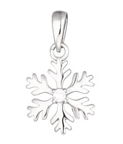 Casablanca Sterling Silver Snowflake Necklace
