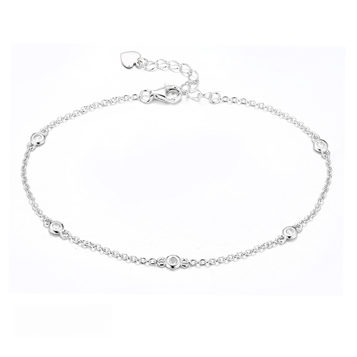 Casablanca Silver CZ Bracelet