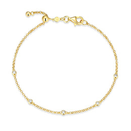 Monte Luna Gold Plated Yard Bracelet