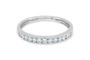 1.00C.T.W White Gold Diamond Engagement Set