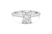 2.10CT Lab Grown Radiant Cut Engagement Ring