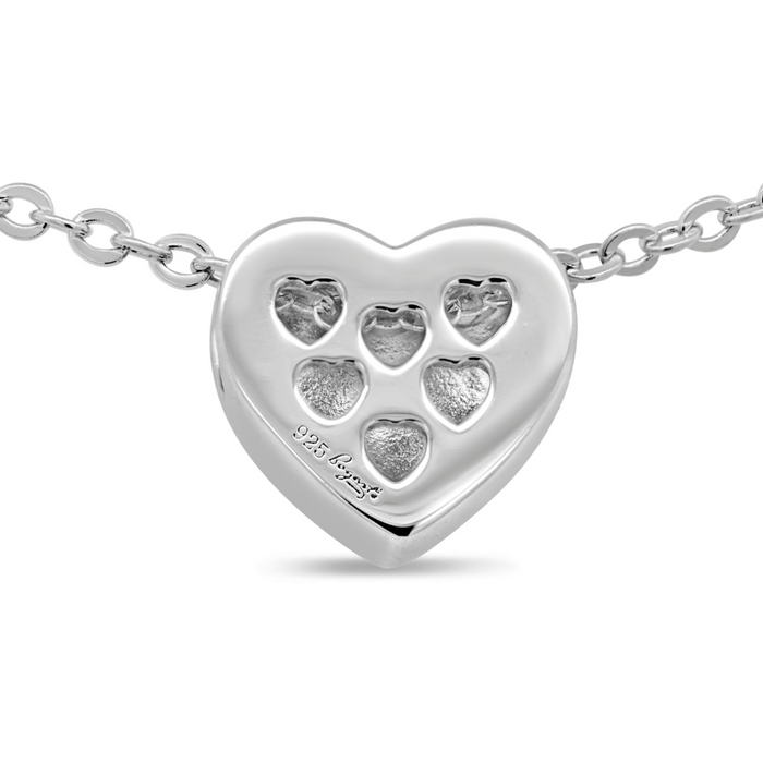 Casablanca CZ & Heart Double Necklace