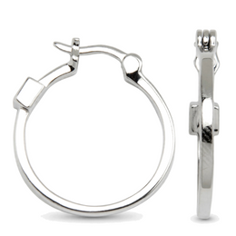 Elle Sterling Silver 18MM Hoop Earrings