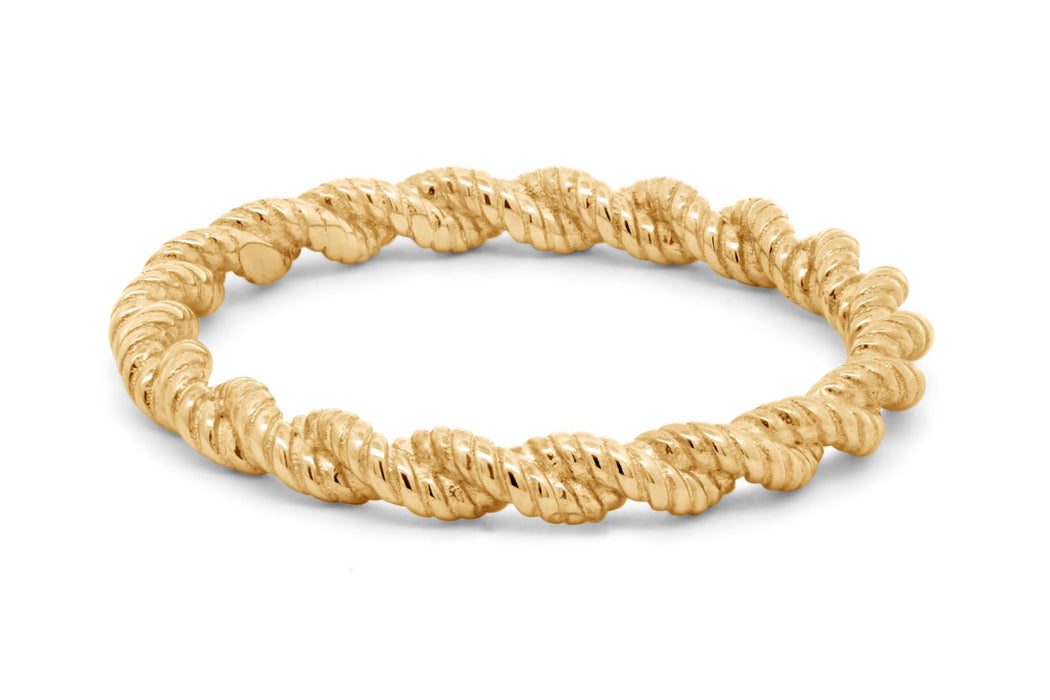 Yellow Gold Rope Ring