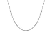 1.9mm Sterling Silver Singapore Chain
