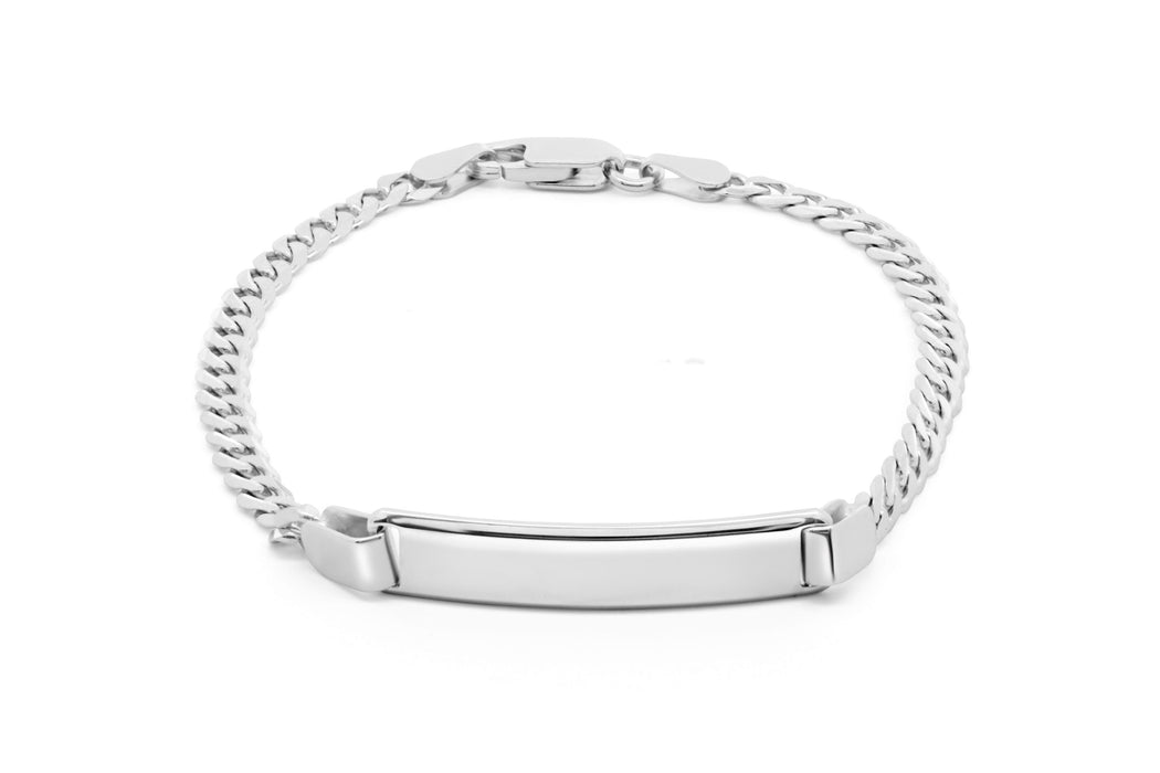 Sterling Silver 7.5 Inch Ladies ID Bracelet