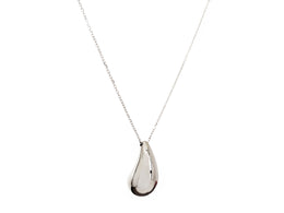 Casablanca Sterling Silver Moon Drop Necklace