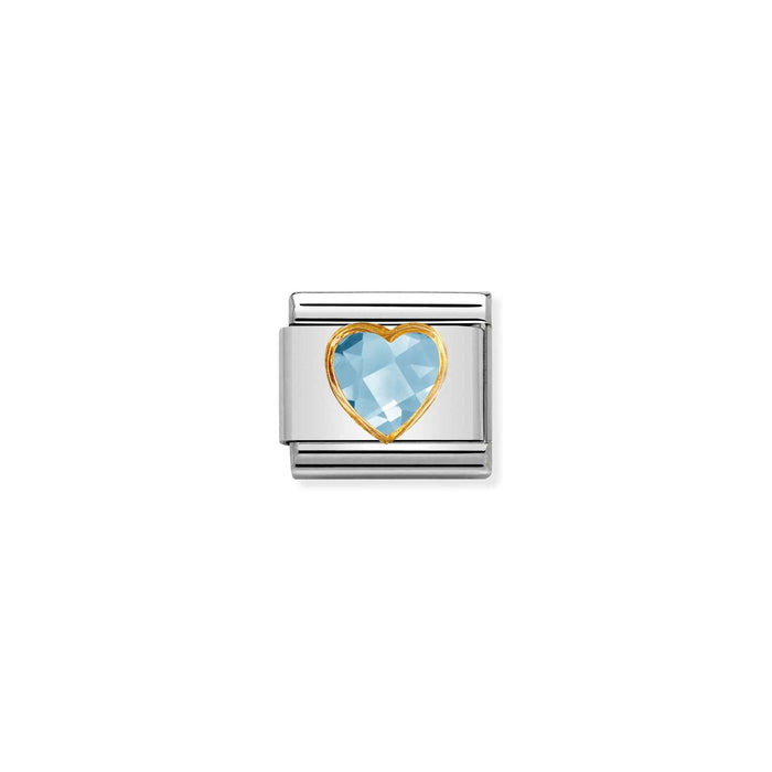 Nomination Italy Classic Link Blue Heart Charm