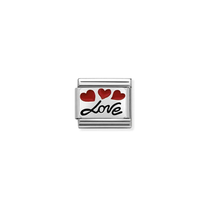 Nomination Italy Classic Link Love Heart Charm