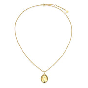 18K Yellow Gold Plated Luna Glow Whisper Locket SN008G