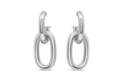 Casablanca Oval Linked Earrings