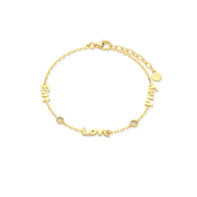 Linked by Love – Name Bracelet with Emotional Spark SB002G