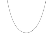 10KT White Gold Lightweight Curb Chain