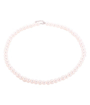Casablanca 7MM Sterling Silver Pearl Necklace