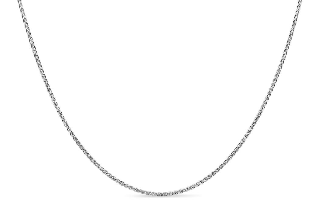 0.9mm Sterling Silver Wheat Chain