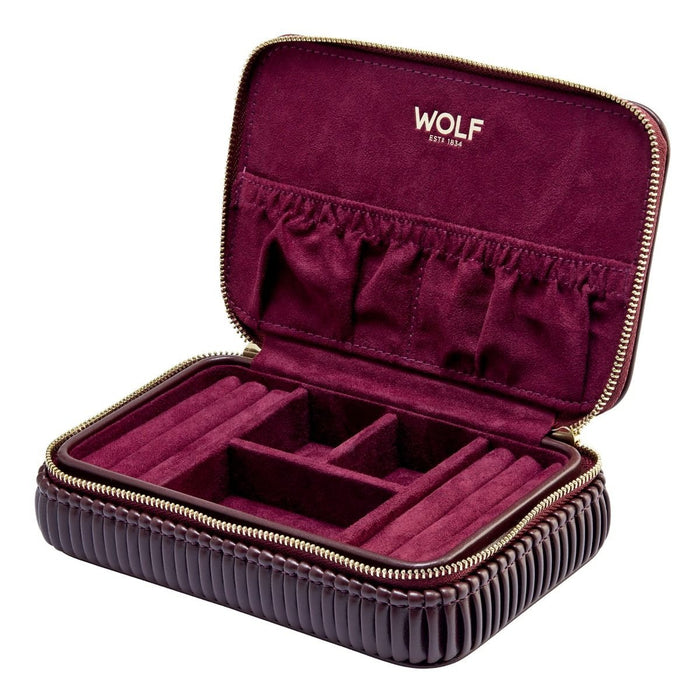 WOLF Bella Zip Jewellery Case