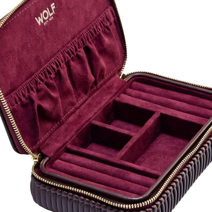 WOLF Bella Zip Jewellery Case