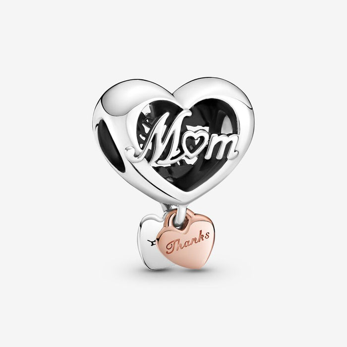 FINAL SALE - Pandora Thank You Mom Heart Charm